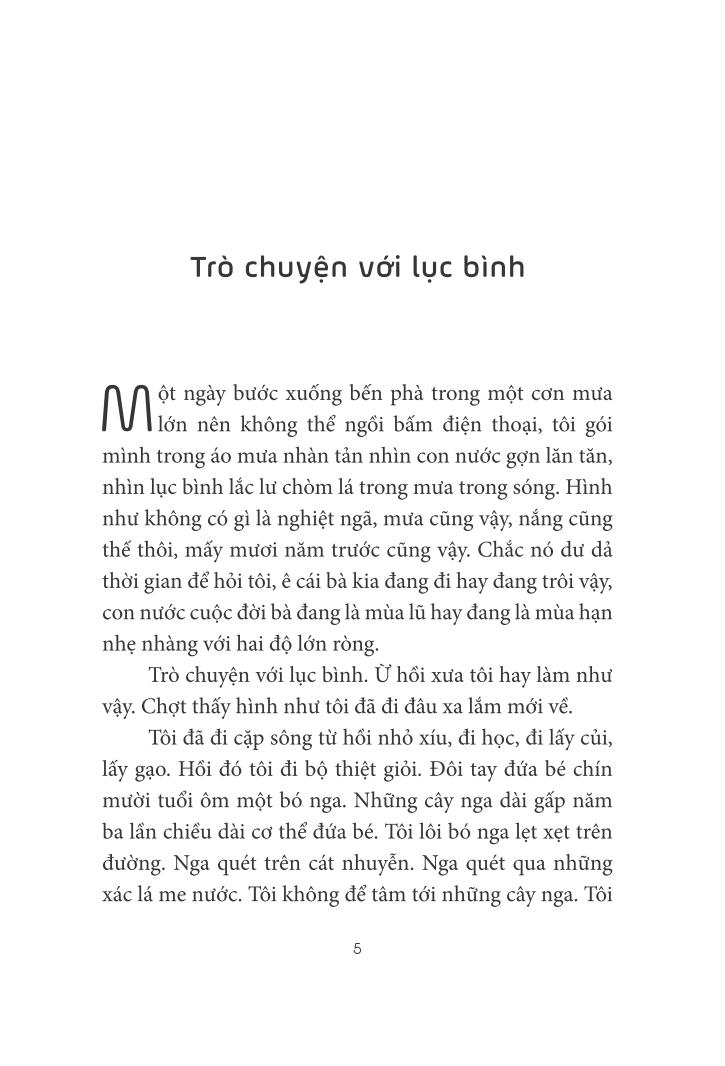 Trò Chuyện Với Lục Bình PDF Trò Chuyện Với Lục Bình PDF