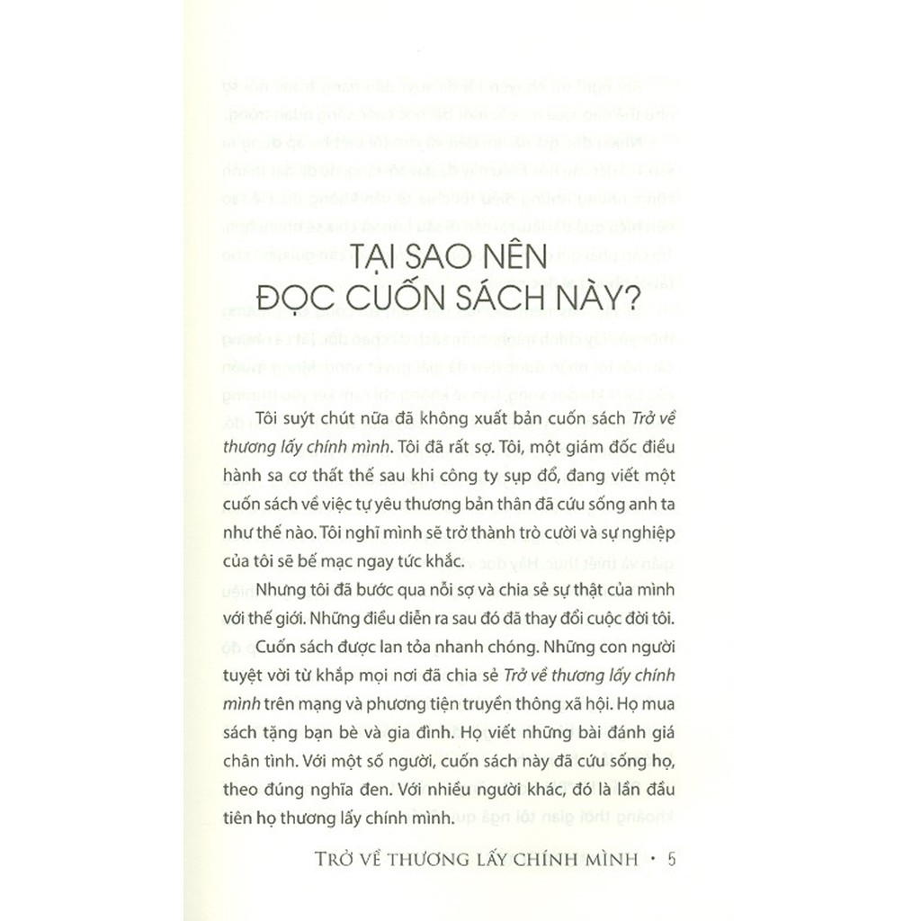Trở Về Thương Lấy Chính Mình PDF đọc ebook online, epub online, nghe sách nói audio miễn phí.