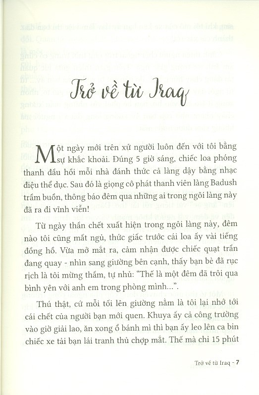 Trở Về Từ Iraq PDF