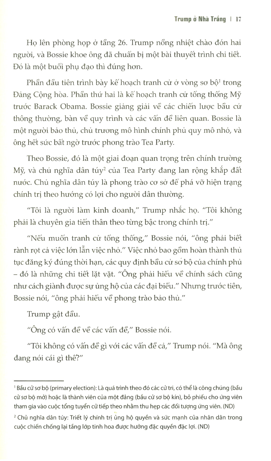 Trump Ở Nhà Trắng PDF đọc ebook online, epub online, nghe sách nói audio miễn phí.