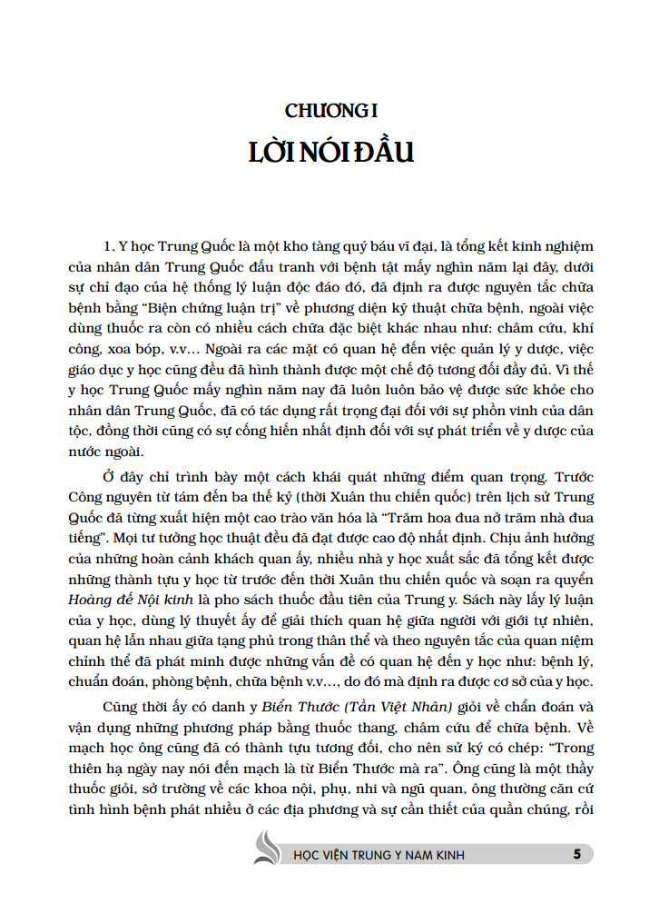 Trung Y Học Khái Luận Quyển Thượng PDF Trung Y Học Khái Luận Quyển Thượng PDF