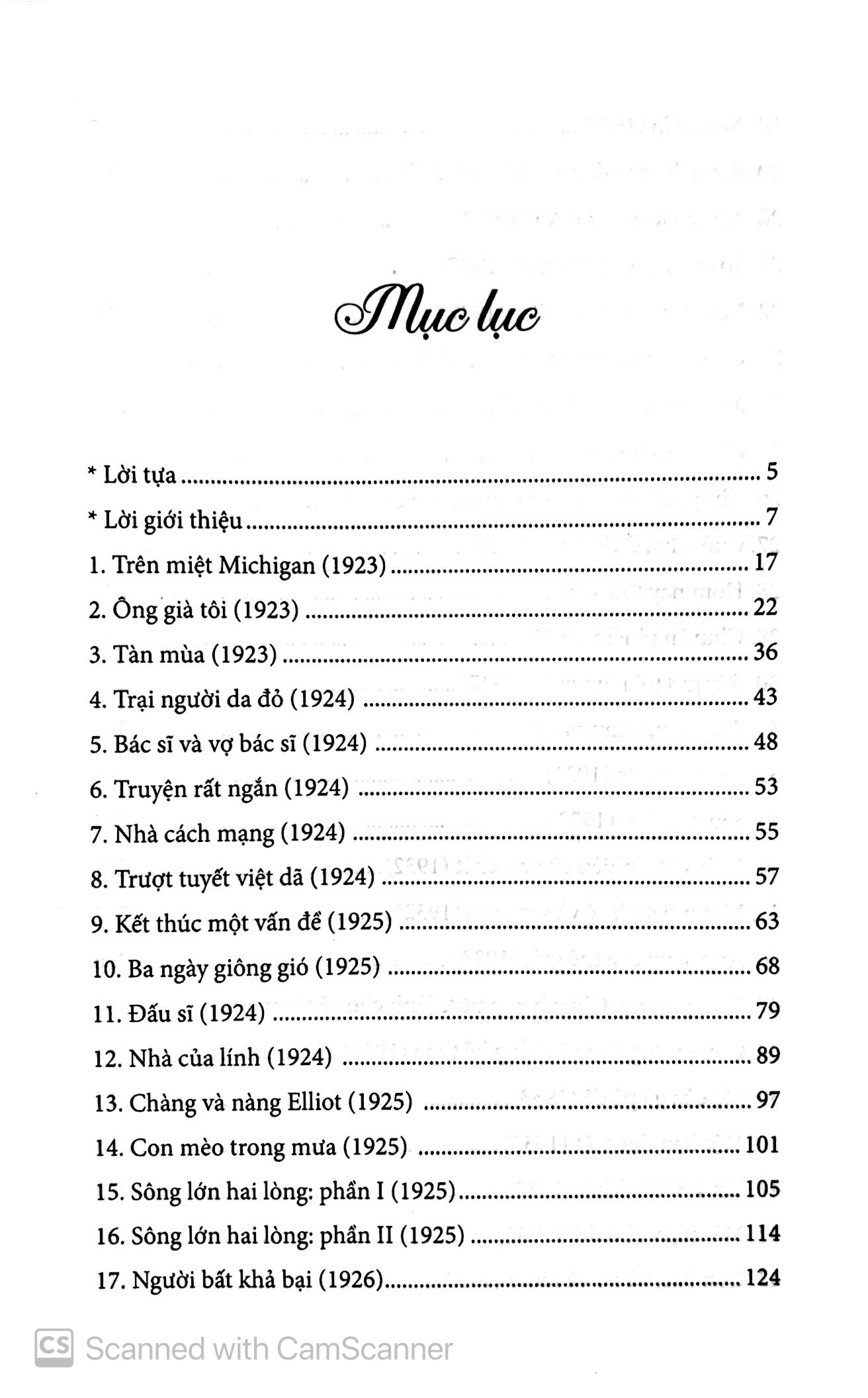 Truyện Ngắn Ernest Hemingway PDF