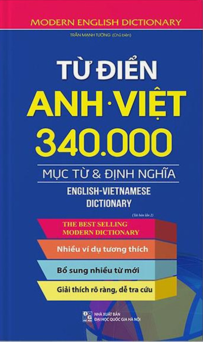 Từ Điển Anh - Việt 340.000 Mục Từ Và Định Nghĩa Bìa Cứng PDF Từ Điển Anh - Việt 340.000 Mục Từ Và Định Nghĩa Bìa Cứng PDF