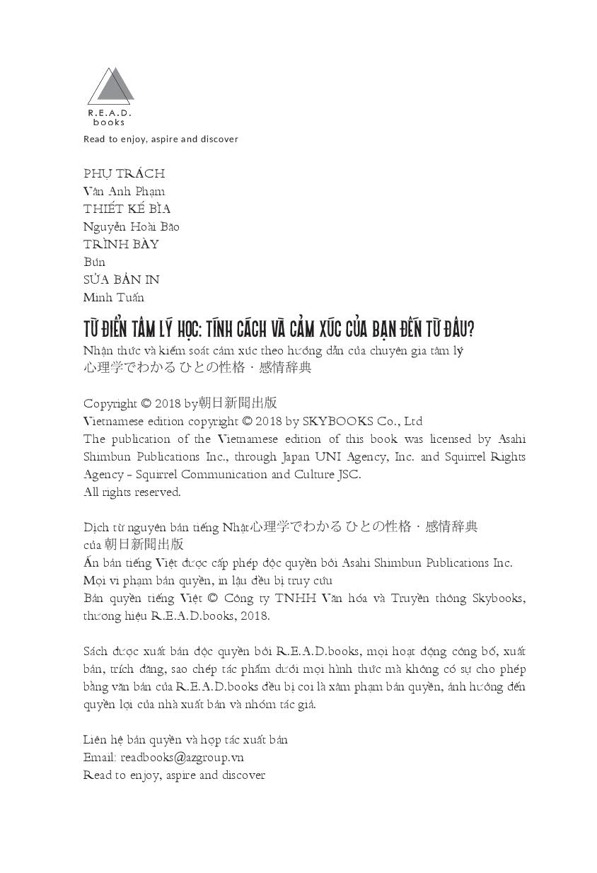 Từ Điển Tâm Lý PDF đọc ebook online, epub online, nghe sách nói audio miễn phí. Từ Điển Tâm Lý PDF đọc ebook online, epub online, nghe sách nói audio miễn phí.
