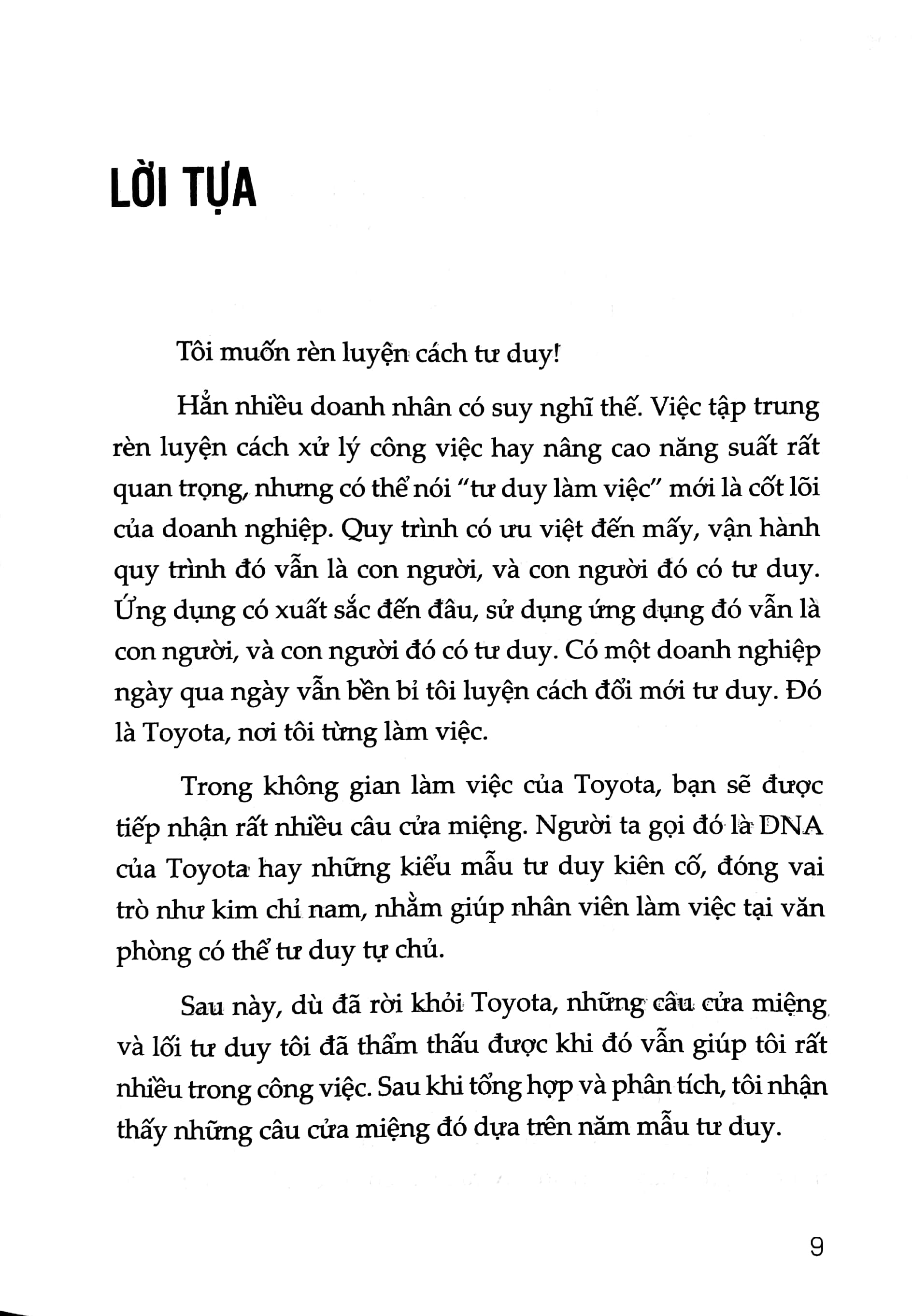 Tư Duy Làm Việc Của Toyota Đã Làm Thay Đổi Cuộc Đời Tôi - Hình 2