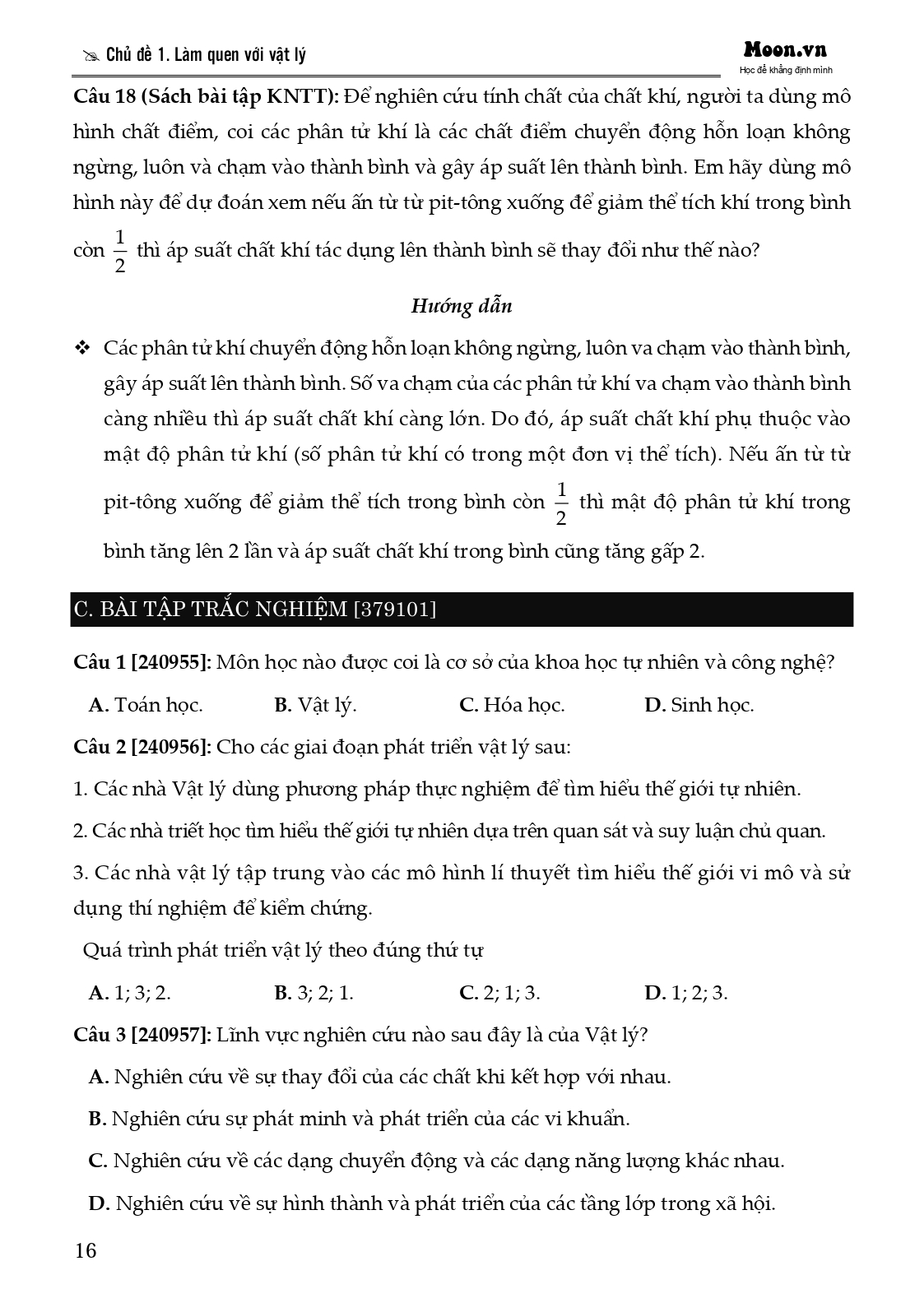 Tải sách Tự Học Vật Lí Lớp 10 - Tập 1 (Theo Chương Trình SGK Mới) PDF đọc ebook online, epub online, nghe sách nói audio miễn phí.