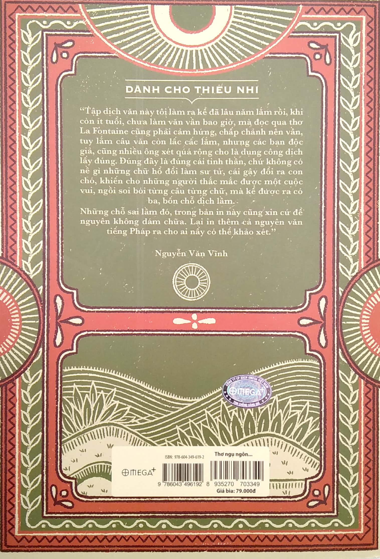 Tải sách Tủ Sách Đời Người - Thơ Ngụ Ngôn - Tập 3 PDF đọc ebook online, epub online, nghe sách nói audio miễn phí.