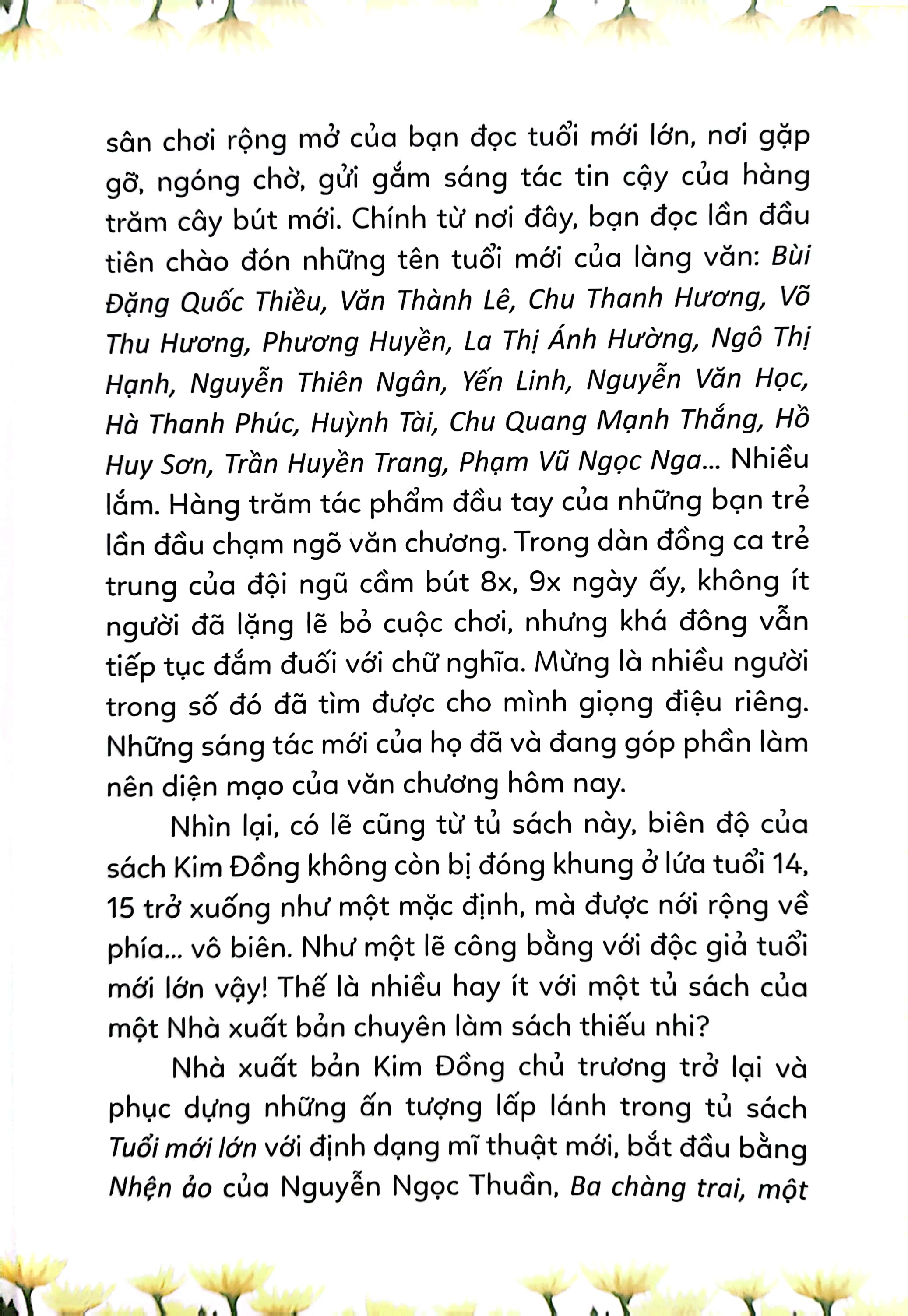 Tủ Sách Tuổi Mới Lớn - Những Lối Về Miền Hoa PDF Tủ Sách Tuổi Mới Lớn - Những Lối Về Miền Hoa PDF