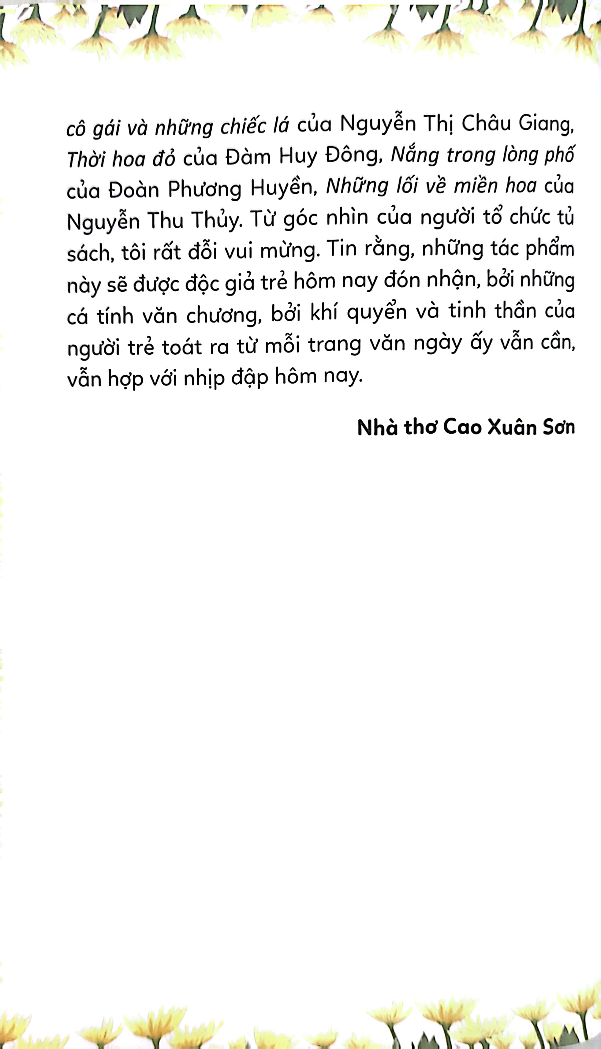 Tủ Sách Tuổi Mới Lớn - Những Lối Về Miền Hoa PDF Tủ Sách Tuổi Mới Lớn - Những Lối Về Miền Hoa PDF
