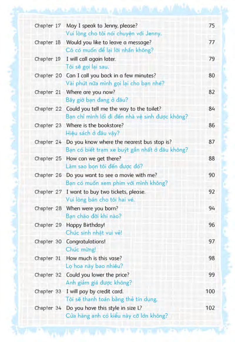Tự Tin Trò Chuyện Bằng Tiếng Anh Với Người Nước Ngoài PDF đọc ebook online, epub online, nghe sách nói audio miễn phí.