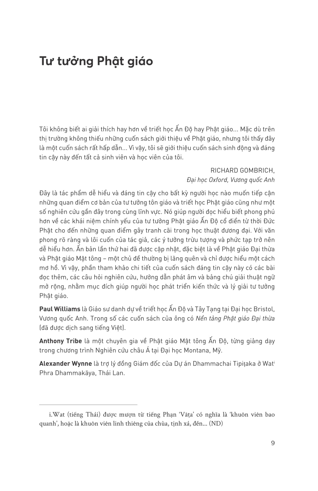 Tư Tưởng Phật Giáo - Một Giới Thiệu Toàn Diện Về Truyền Thống Ấn Độ PDF Tư Tưởng Phật Giáo - Một Giới Thiệu Toàn Diện Về Truyền Thống Ấn Độ PDF