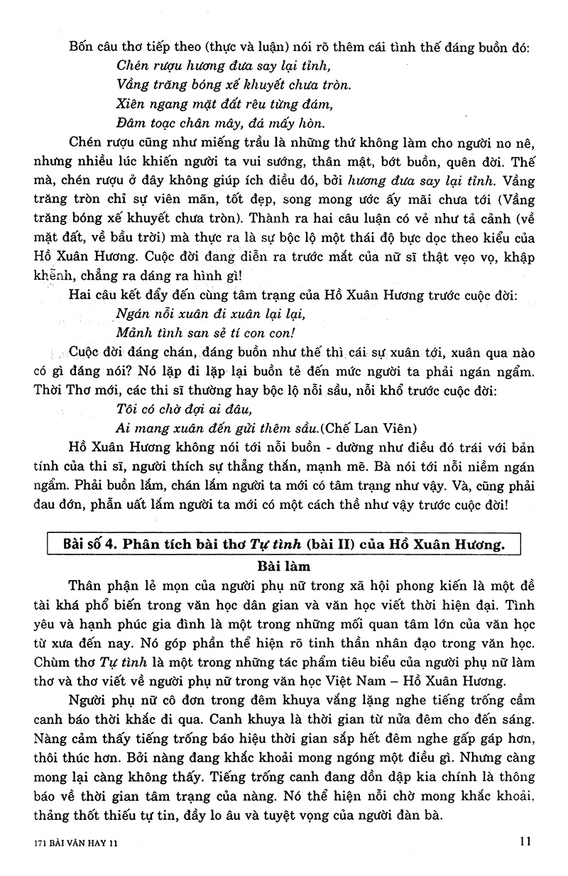 Tải sách Tuyển Chọn 171 Bài Văn Hay Lớp 11 PDF đọc ebook online, epub online, nghe sách nói audio miễn phí.