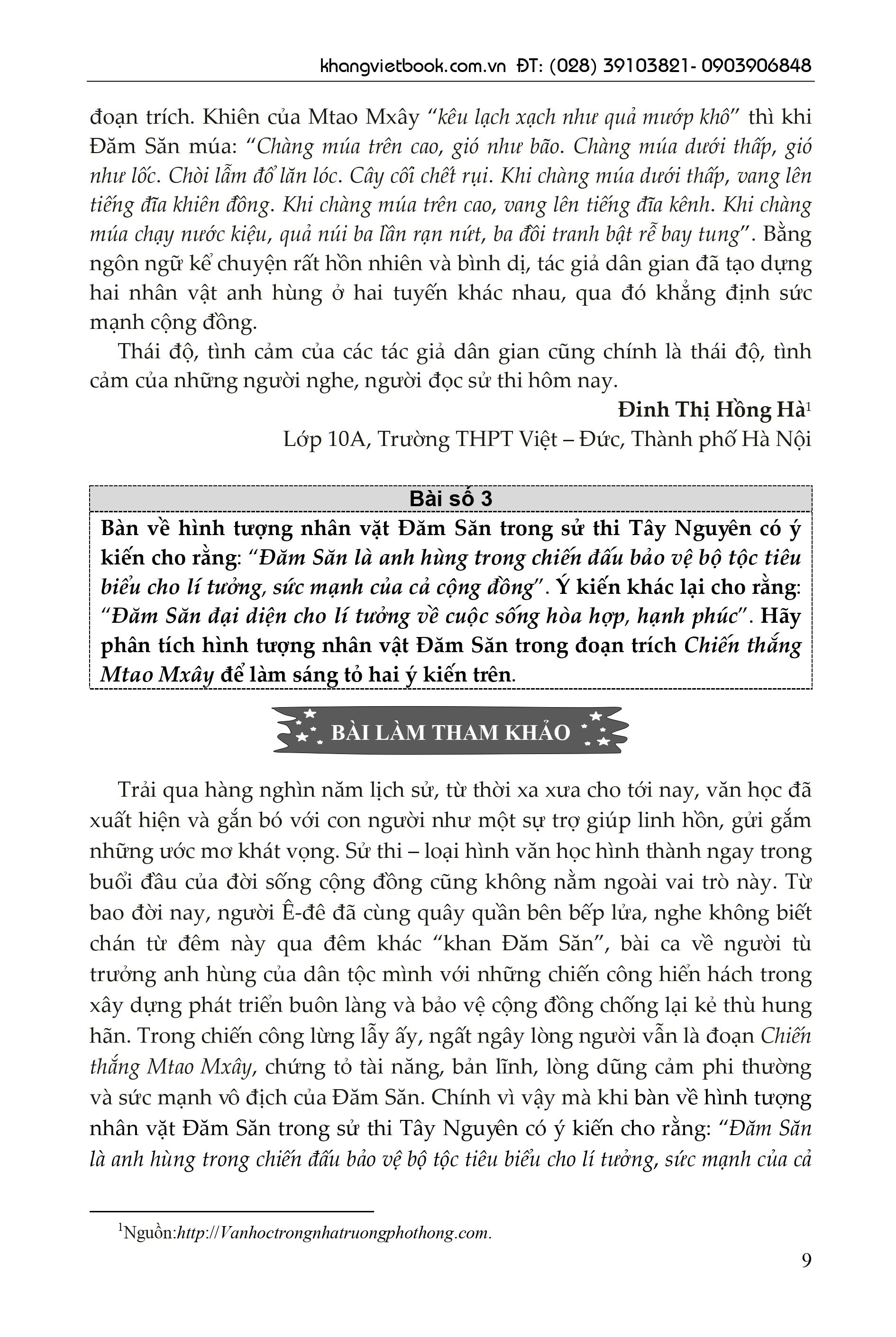 Tải sách Tuyển Chọn Những Bài Văn Đạt Điểm Cao Của Học Sinh Giỏi Lớp 10 PDF đọc ebook online, epub online, nghe sách nói audio miễn phí.