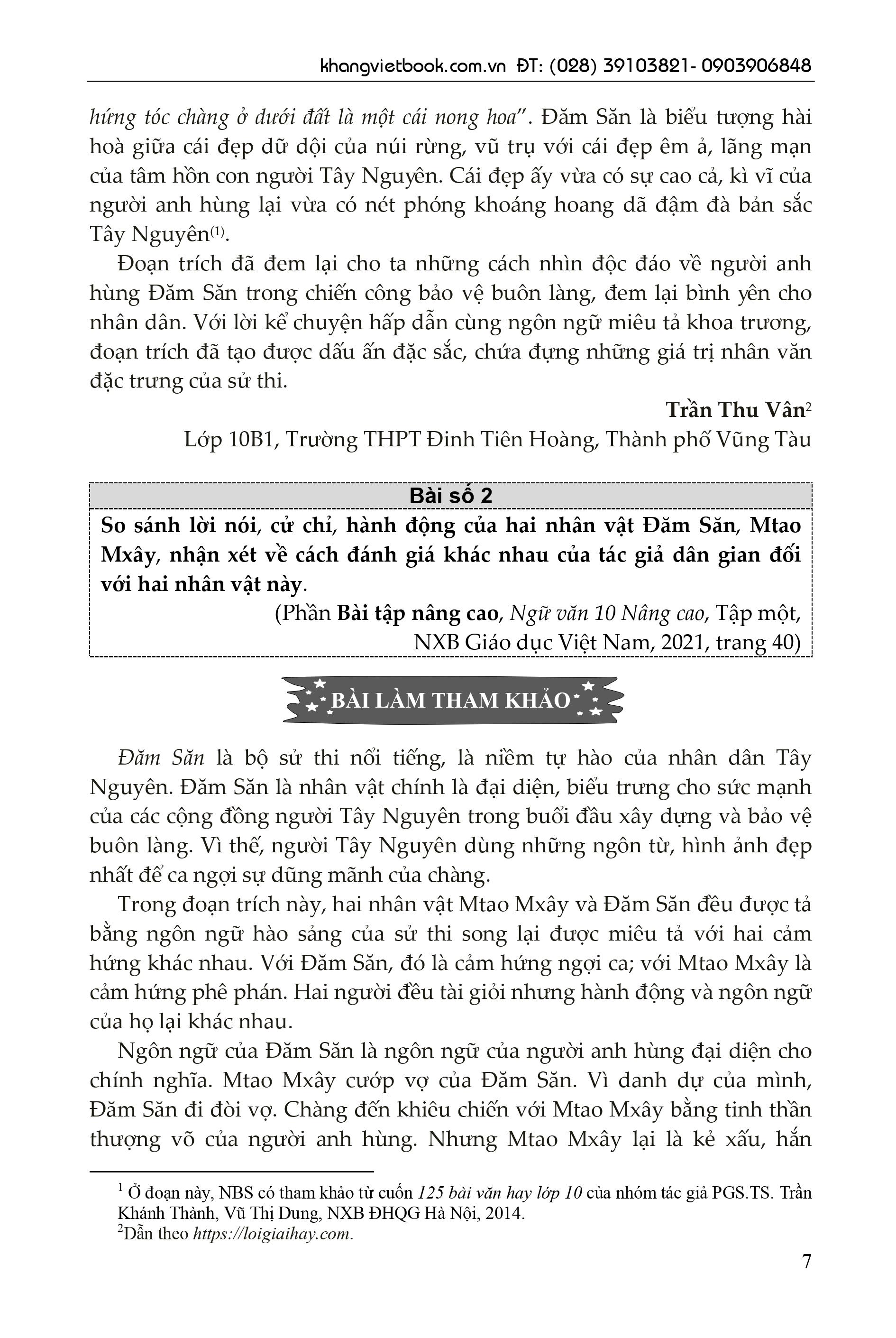Tải sách Tuyển Chọn Những Bài Văn Đạt Điểm Cao Của Học Sinh Giỏi Lớp 10 PDF đọc ebook online, epub online, nghe sách nói audio miễn phí.