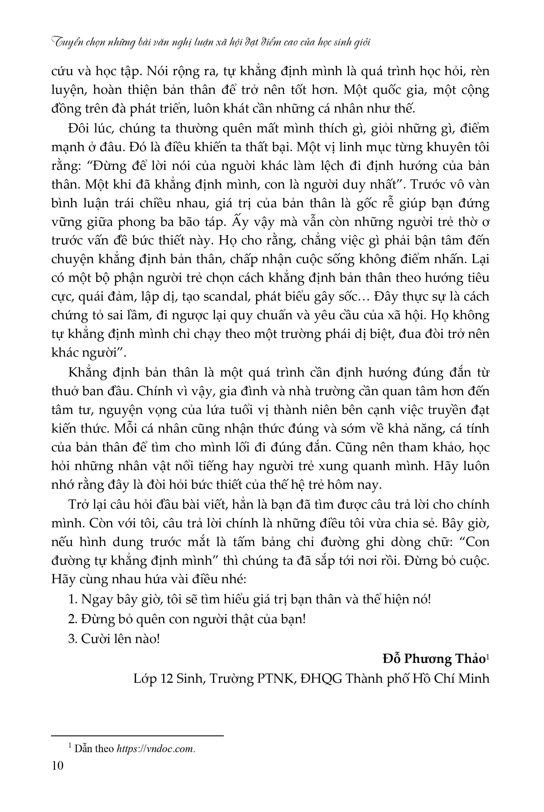Tuyển Chọn Những Bài Văn Nghị Luận Xã Hội Đạt Điểm Cao Của Học Sinh Giỏi PDF đọc ebook online, epub online, nghe sách nói audio miễn phí. Tải sách Tuyển Chọn Những Bài Văn Nghị Luận Xã Hội Đạt Điểm Cao Của Học Sinh Giỏi PDF đọc ebook online, epub online, nghe sách nói audio miễn phí.
