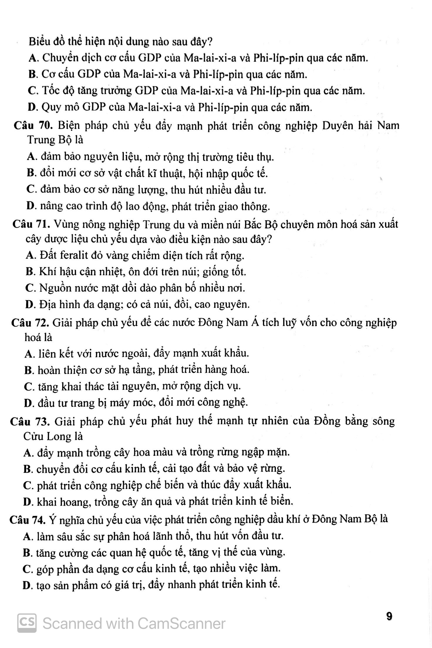 Tải sách Tuyển Tập Đề Thi Thpt Quốc Gia Môn Địa Lí PDF đọc ebook online, epub online, nghe sách nói audio miễn phí.
