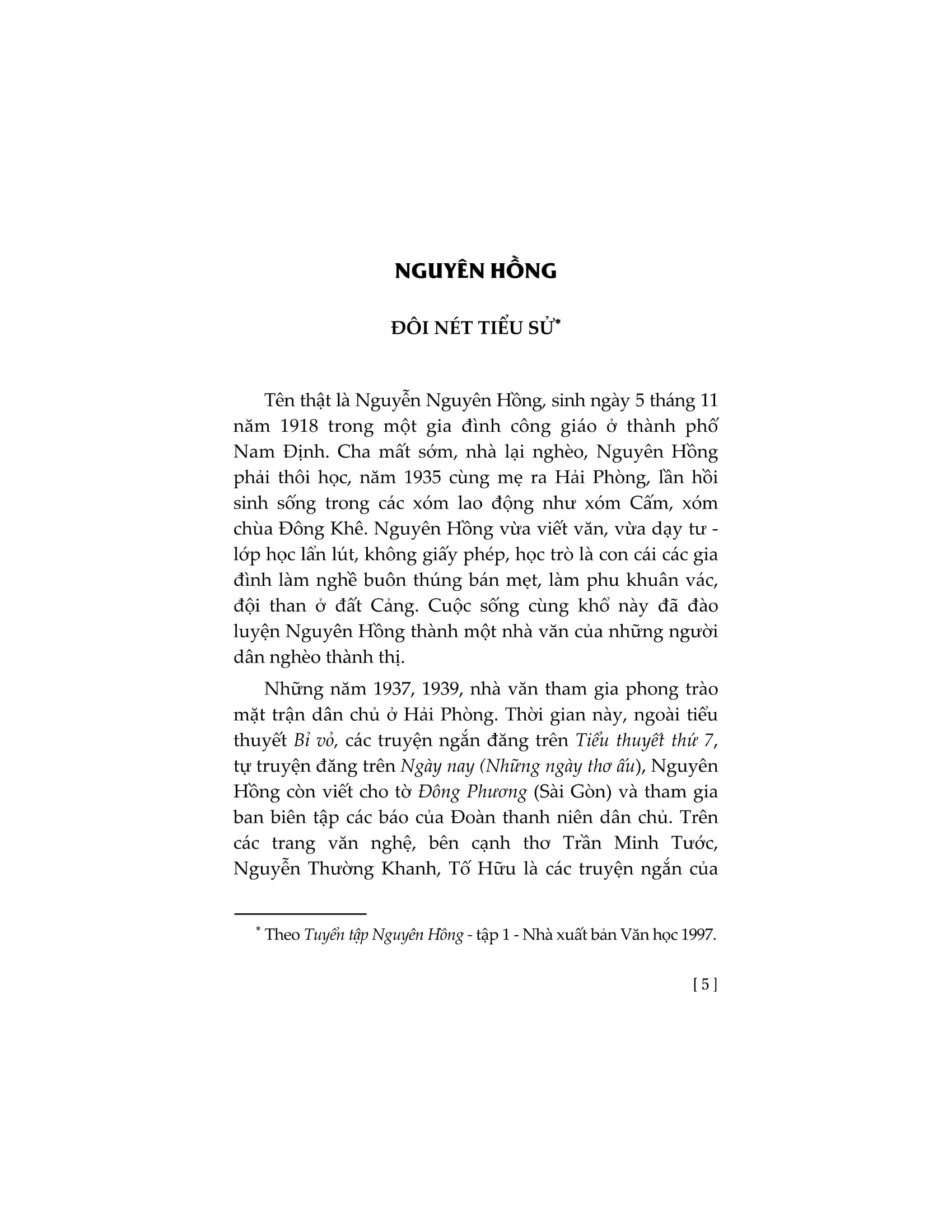 Tải sách Tuyển Tập Nguyên Hồng PDF đọc ebook online, epub online, nghe sách nói audio miễn phí.