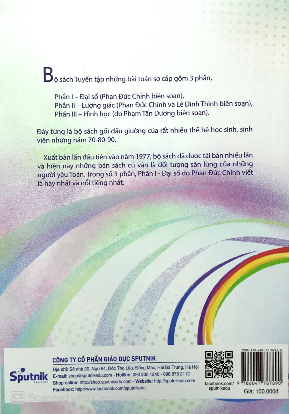 Tải sách Tuyển Tập Những Bài Toán Sơ Cấp Đại Số - Tập 2 PDF đọc ebook online, epub online, nghe sách nói audio miễn phí.