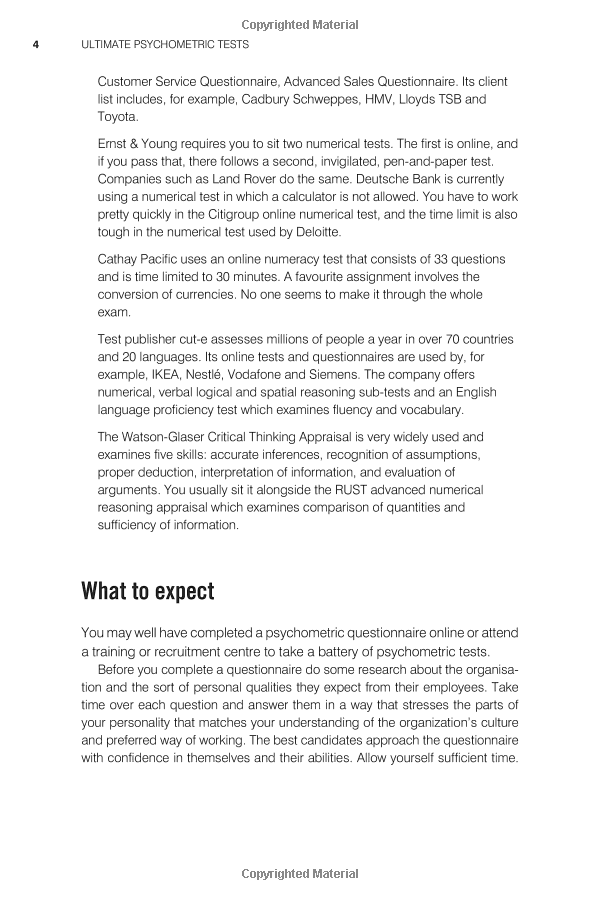 Ultimate Psychometric Tests: Over 1000 Practical Questions for Verbal ...