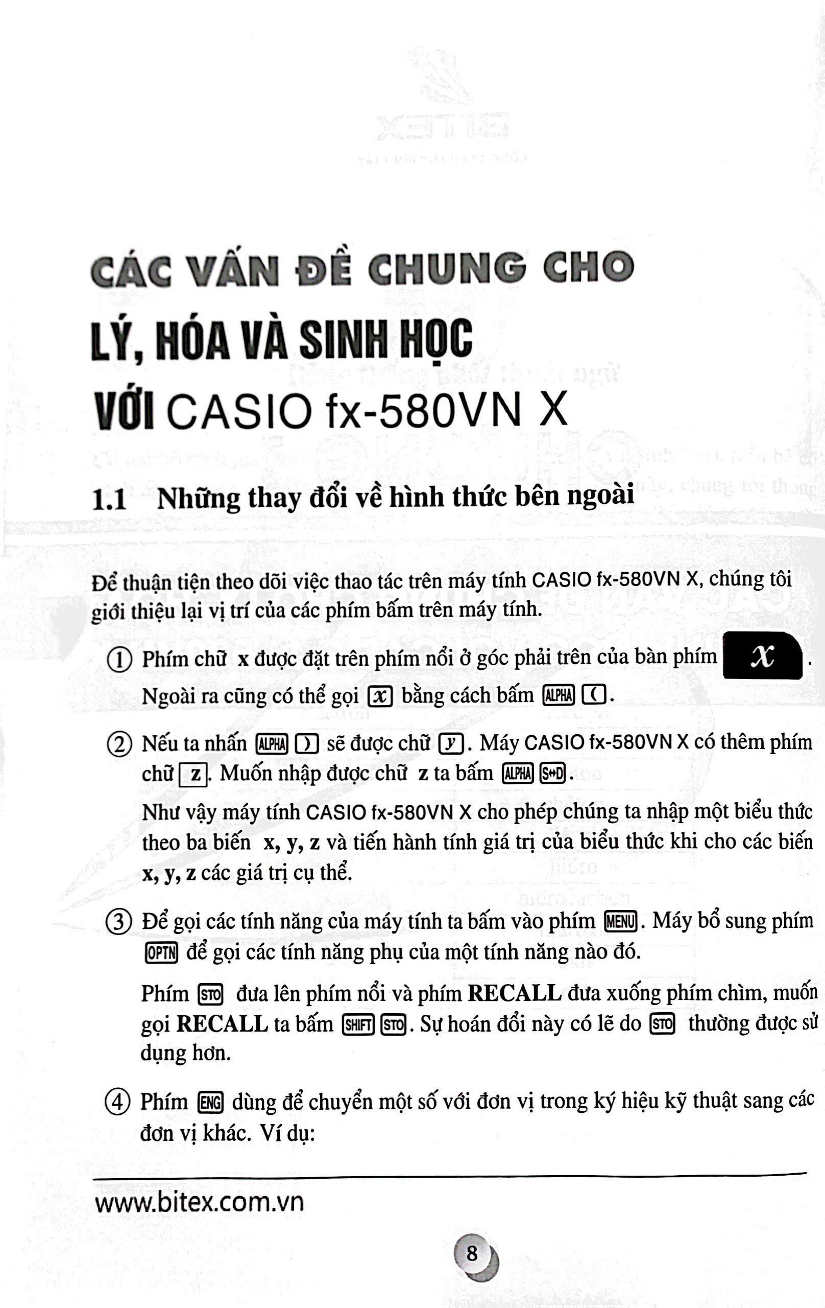 Ứng Dụng Casio Fx - 580Vn X Đối Với Các Môn THPT Lý - Hóa - Sinh PDF đọc ebook online, epub online, nghe sách nói audio miễn phí. Ứng Dụng Casio Fx - 580Vn X Đối Với Các Môn THPT Lý - Hóa - Sinh PDF đọc ebook online, epub online, nghe sách nói audio miễn phí.