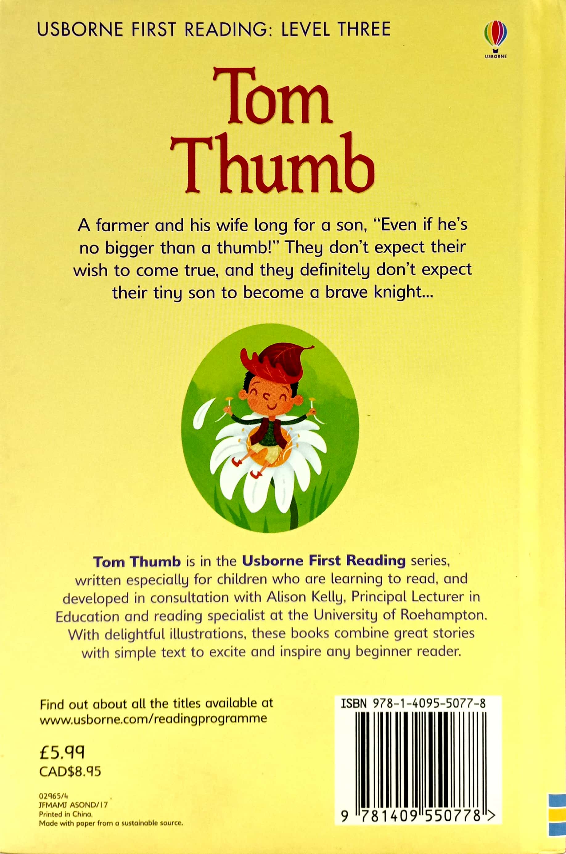 Usborne First Reading Level 3: Tom Thumb - FAHASA.COM