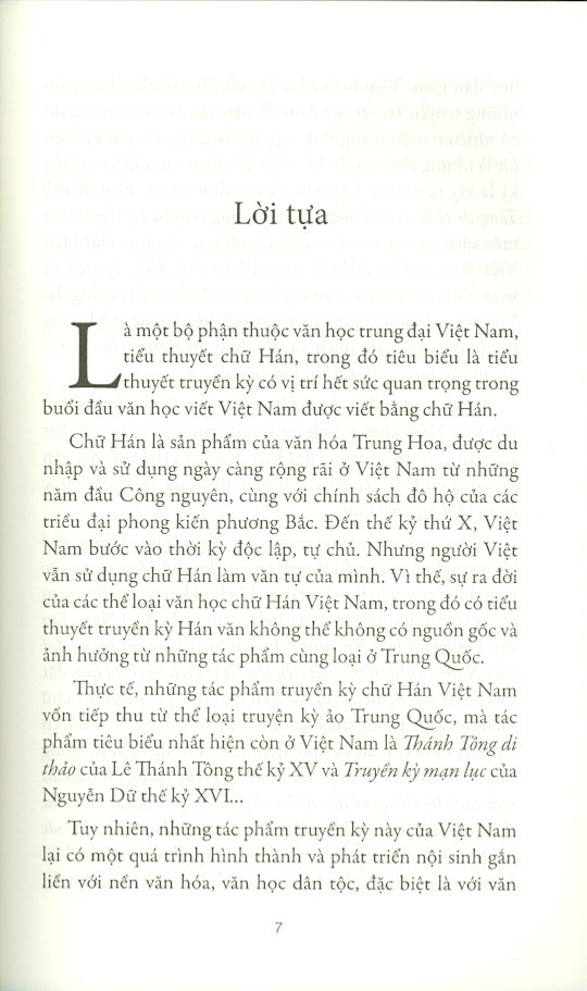 Văn Học Trung Đại Việt Nam Nhìn Từ Thể Loại Tiểu Thuyết Truyền Kỳ Chữ Hán PDF Văn Học Trung Đại Việt Nam Nhìn Từ Thể Loại Tiểu Thuyết Truyền Kỳ Chữ Hán PDF