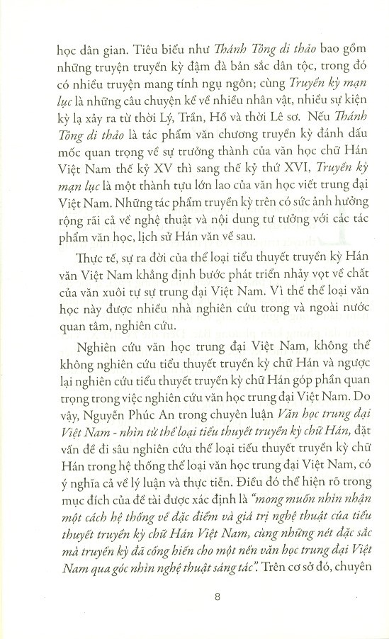 Văn Học Trung Đại Việt Nam Nhìn Từ Thể Loại Tiểu Thuyết Truyền Kỳ Chữ Hán PDF Văn Học Trung Đại Việt Nam Nhìn Từ Thể Loại Tiểu Thuyết Truyền Kỳ Chữ Hán PDF