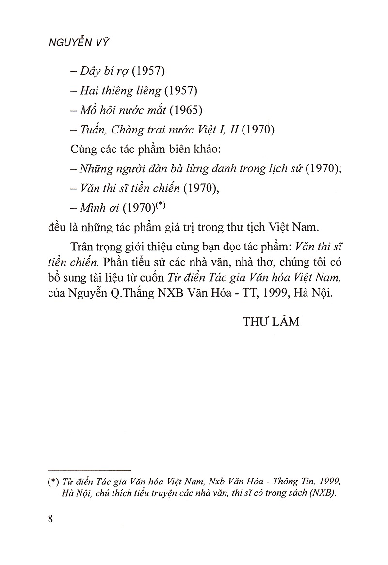 Văn thi sĩ tiền chiến PDF Văn thi sĩ tiền chiến PDF