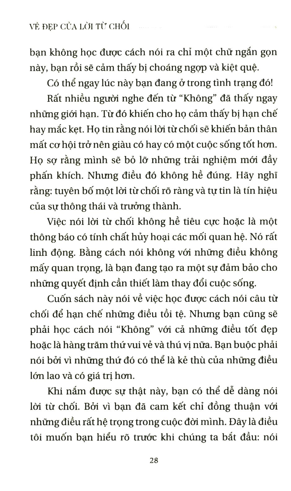 Vẻ Đẹp Của Lời Từ Chối PDF Vẻ Đẹp Của Lời Từ Chối PDF