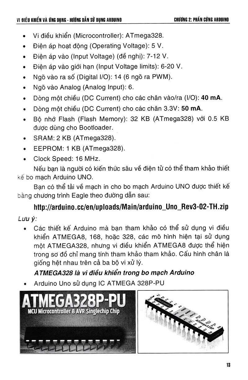 Vi Điều Khiển Và Ứng Dụng - Hướng Dẫn Sử Dụng Arduino PDF Vi Điều Khiển Và Ứng Dụng - Hướng Dẫn Sử Dụng Arduino PDF