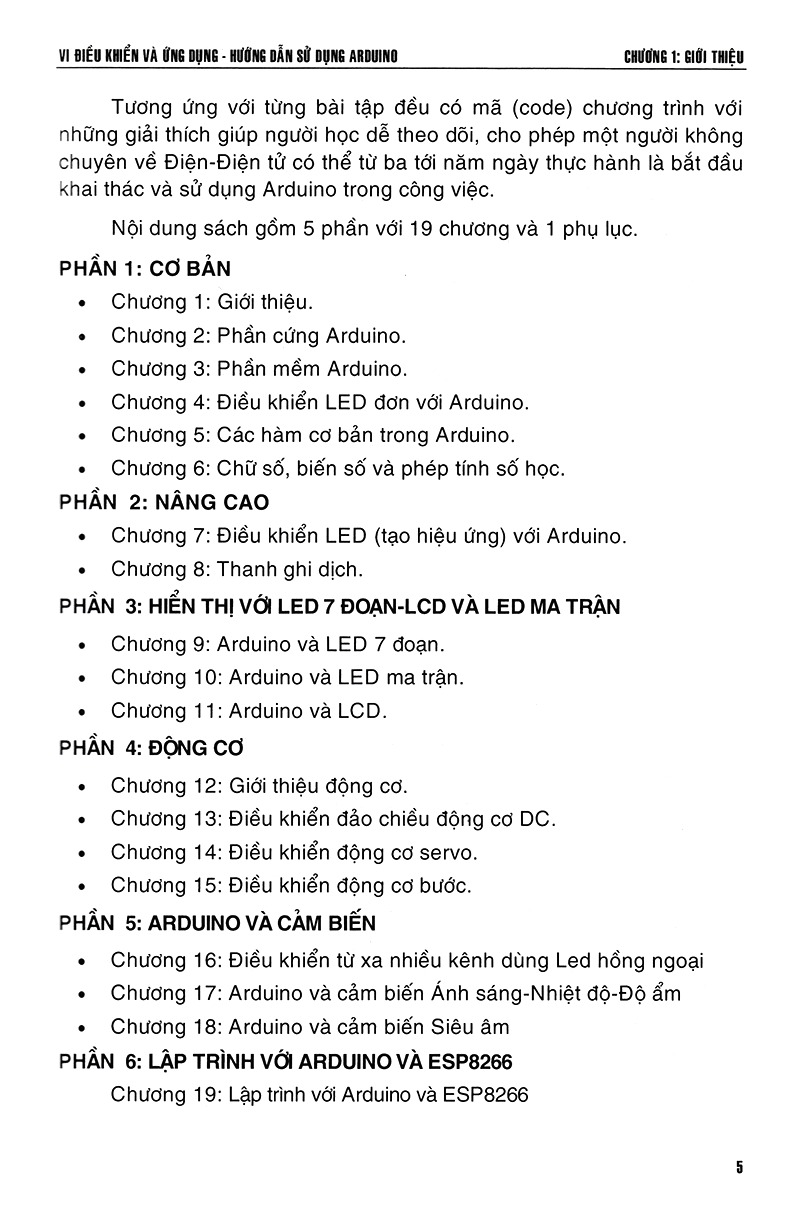 Vi Điều Khiển Và Ứng Dụng - Hướng Dẫn Sử Dụng Arduino PDF Vi Điều Khiển Và Ứng Dụng - Hướng Dẫn Sử Dụng Arduino PDF