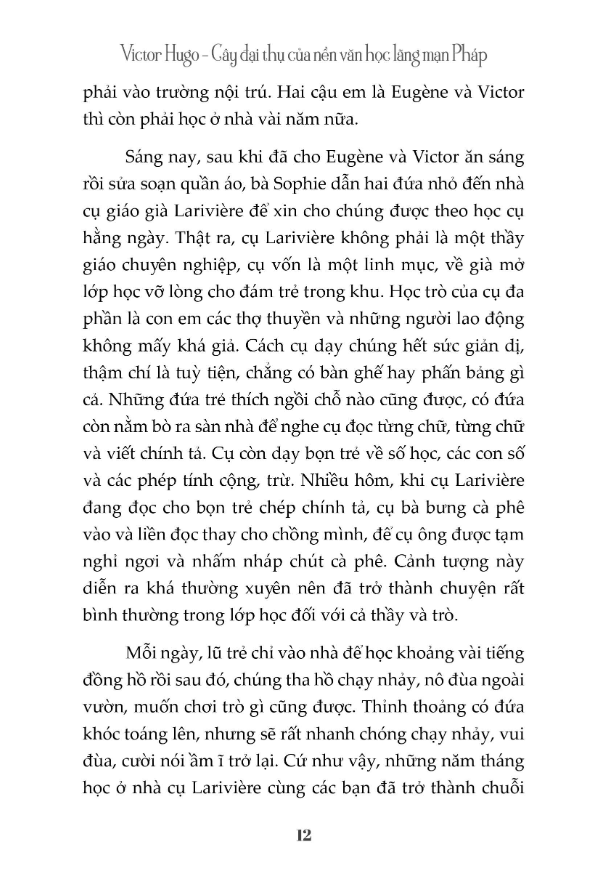 Kể Chuyện Cuộc Đời Các Thiên Tài: Victor Hugo - Cây Đại Thụ Của Nên Văn Học Lãng Mạn Pháp PDF đọc ebook online, epub online, nghe sách nói audio miễn phí. Tải sách Kể Chuyện Cuộc Đời Các Thiên Tài: Victor Hugo - Cây Đại Thụ Của Nên Văn Học Lãng Mạn Pháp PDF đọc ebook online, epub online, nghe sách nói audio miễn phí.