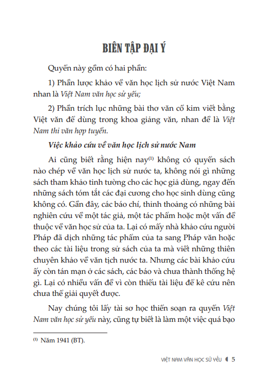 Việt Nam Văn Học Sử Yếu Bìa Mềm PDF