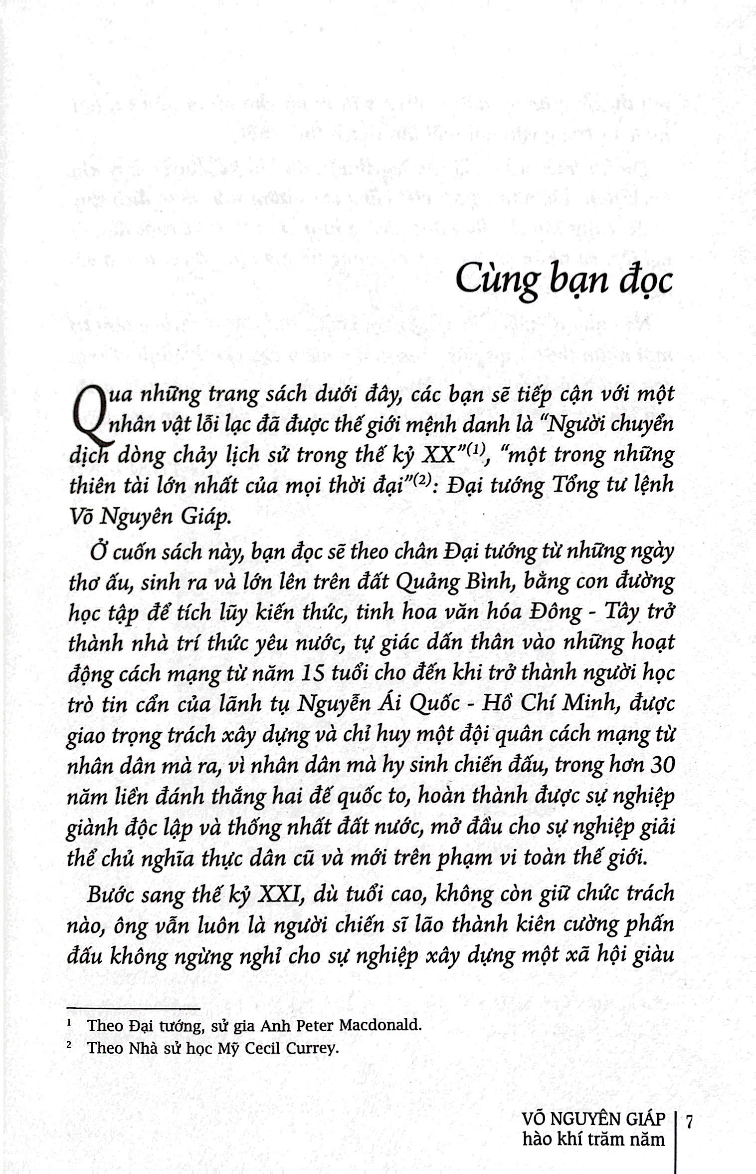 Võ Nguyên Giáp - Hào Khí Trăm Năm PDF đọc ebook online, epub online, nghe sách nói audio miễn phí. Võ Nguyên Giáp - Hào Khí Trăm Năm PDF đọc ebook online, epub online, nghe sách nói audio miễn phí.