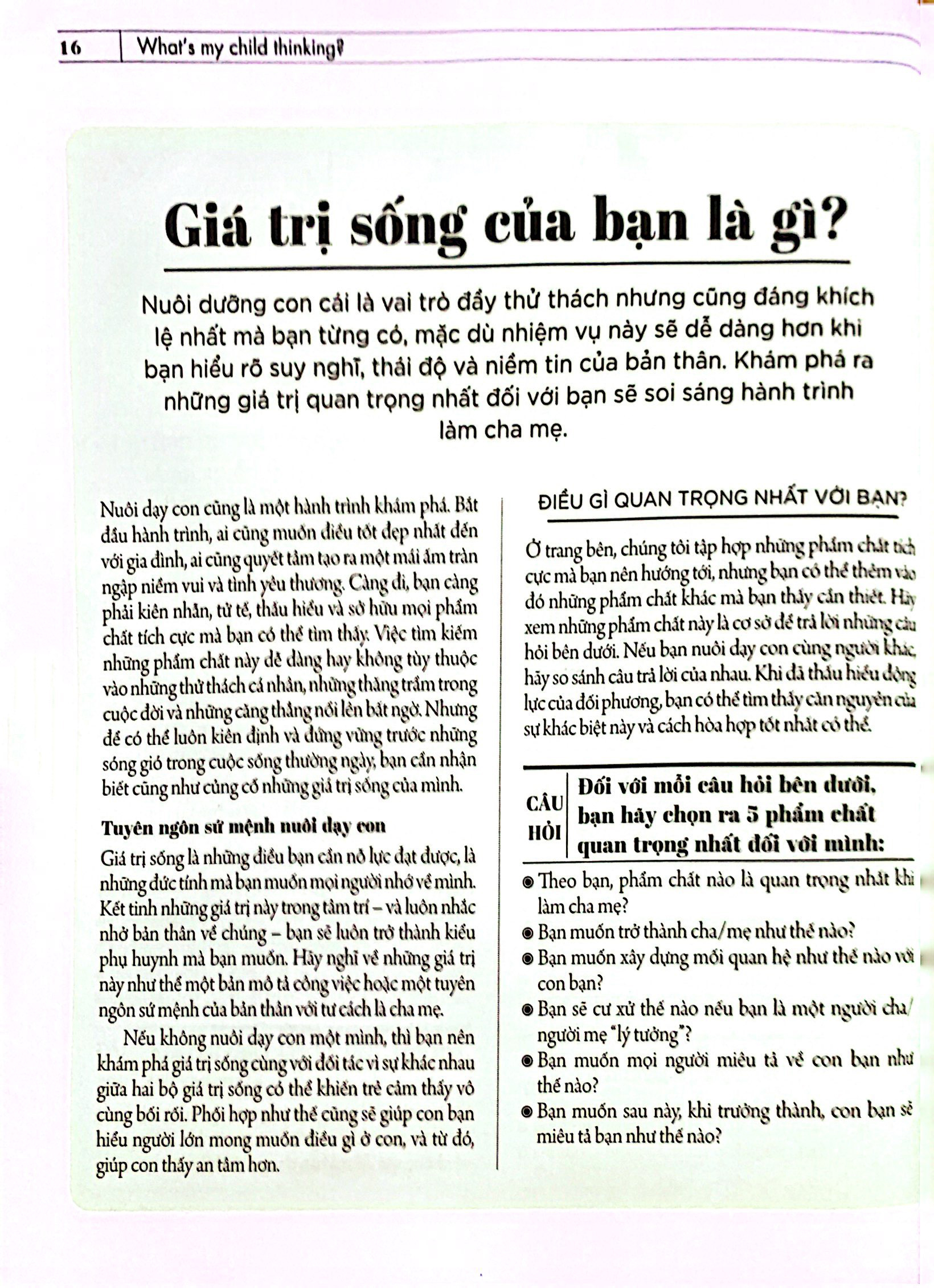 What's My Child Thinking? - Tâm Lý Học Trẻ Em Thực Hành Cho Cha Mẹ Hiện Đại - Tuổi Từ 2 đến 7 PDF đọc ebook online, epub online, nghe sách nói audio miễn phí.