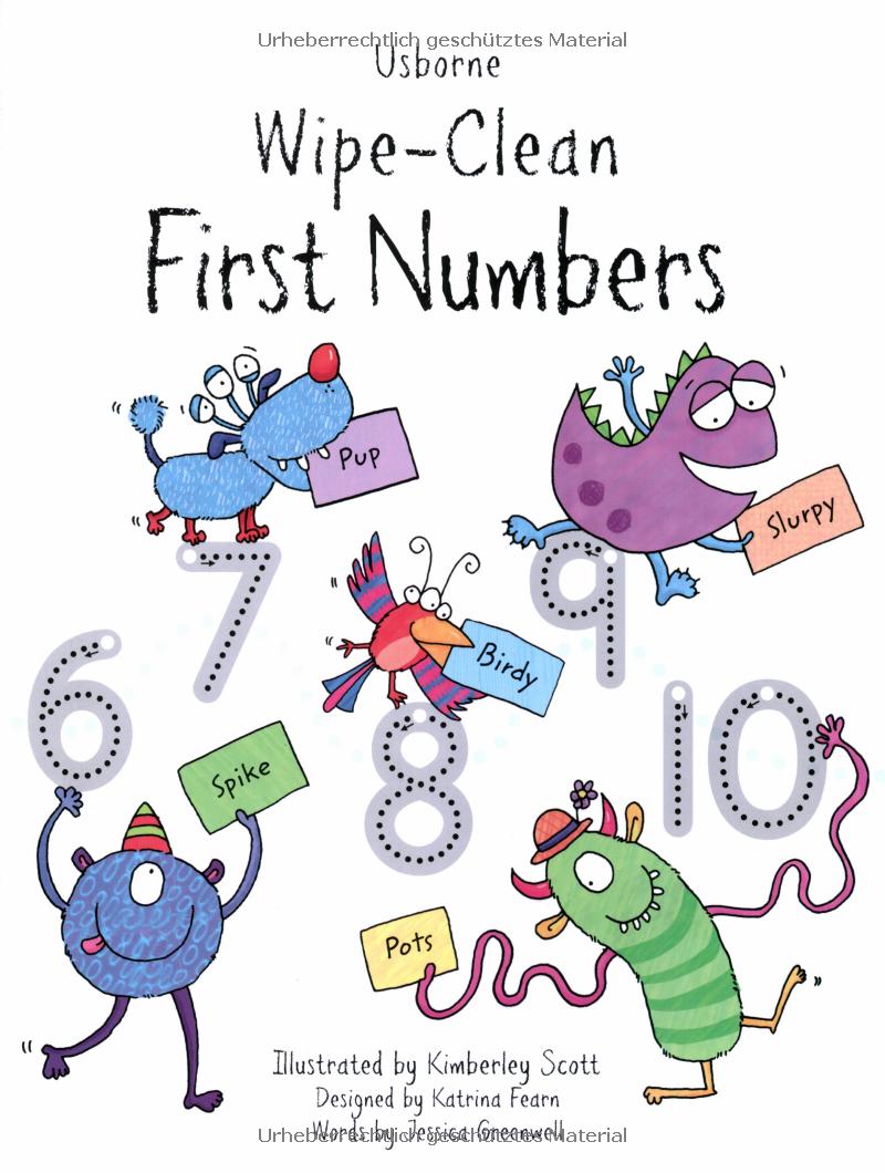 Wipeclean First Numbers