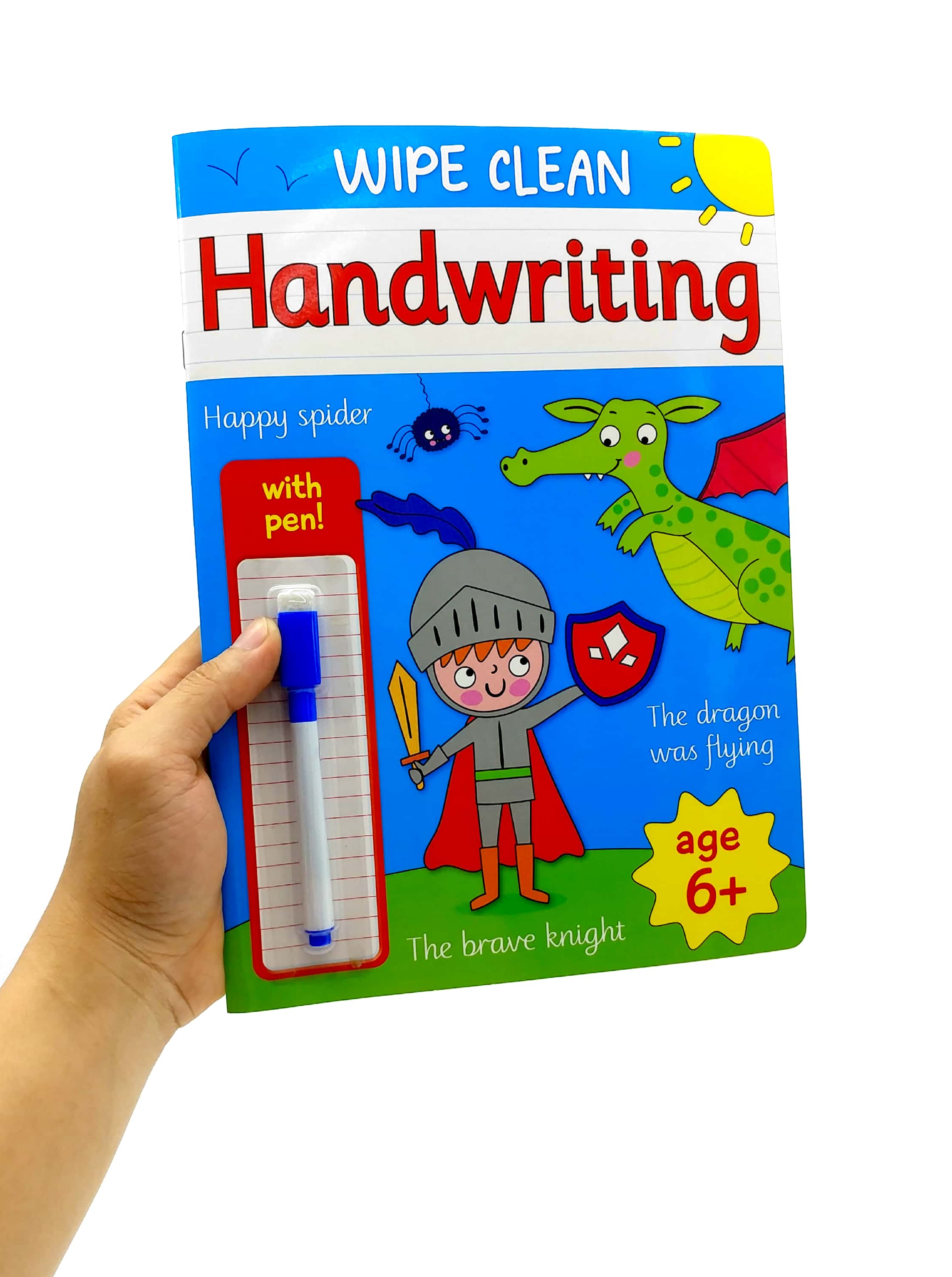 Wipe Clean Handwriting Book With Pen Age 6+