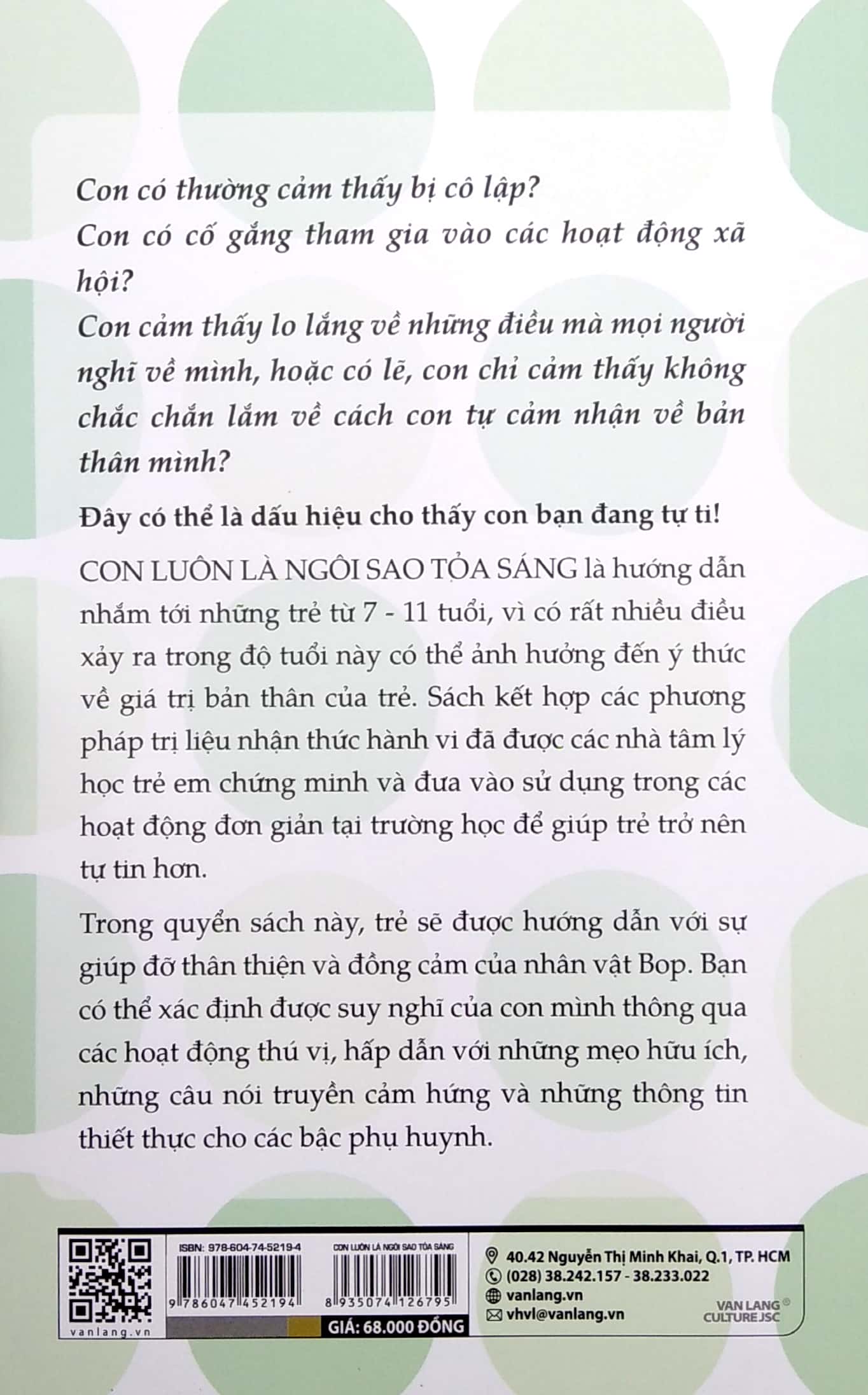 Xây Dựng Lòng Tự Tin Cho Trẻ 7-11 Tuổi - Con Luôn Là Ngôi Sao Tỏa Sáng PDF đọc ebook online, epub online, nghe sách nói audio miễn phí.