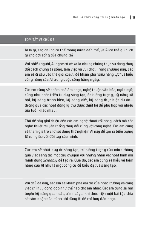 Xin Chào AI! - Học Và Chơi Cùng Trí Tuệ Nhân Tạo PDF Xin Chào AI! - Học Và Chơi Cùng Trí Tuệ Nhân Tạo PDF