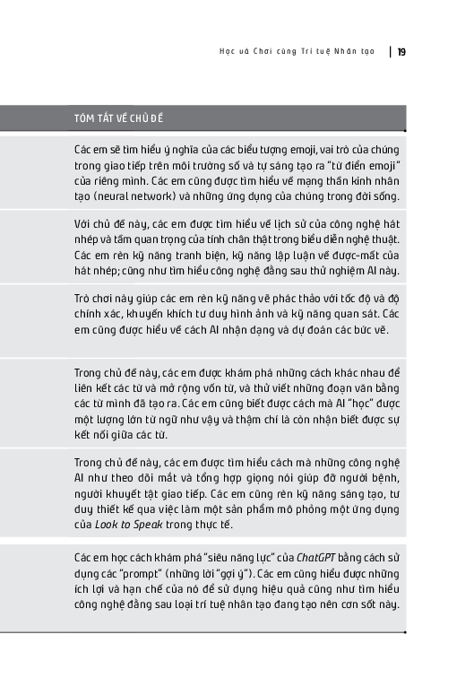 Xin Chào AI! - Học Và Chơi Cùng Trí Tuệ Nhân Tạo PDF Xin Chào AI! - Học Và Chơi Cùng Trí Tuệ Nhân Tạo PDF