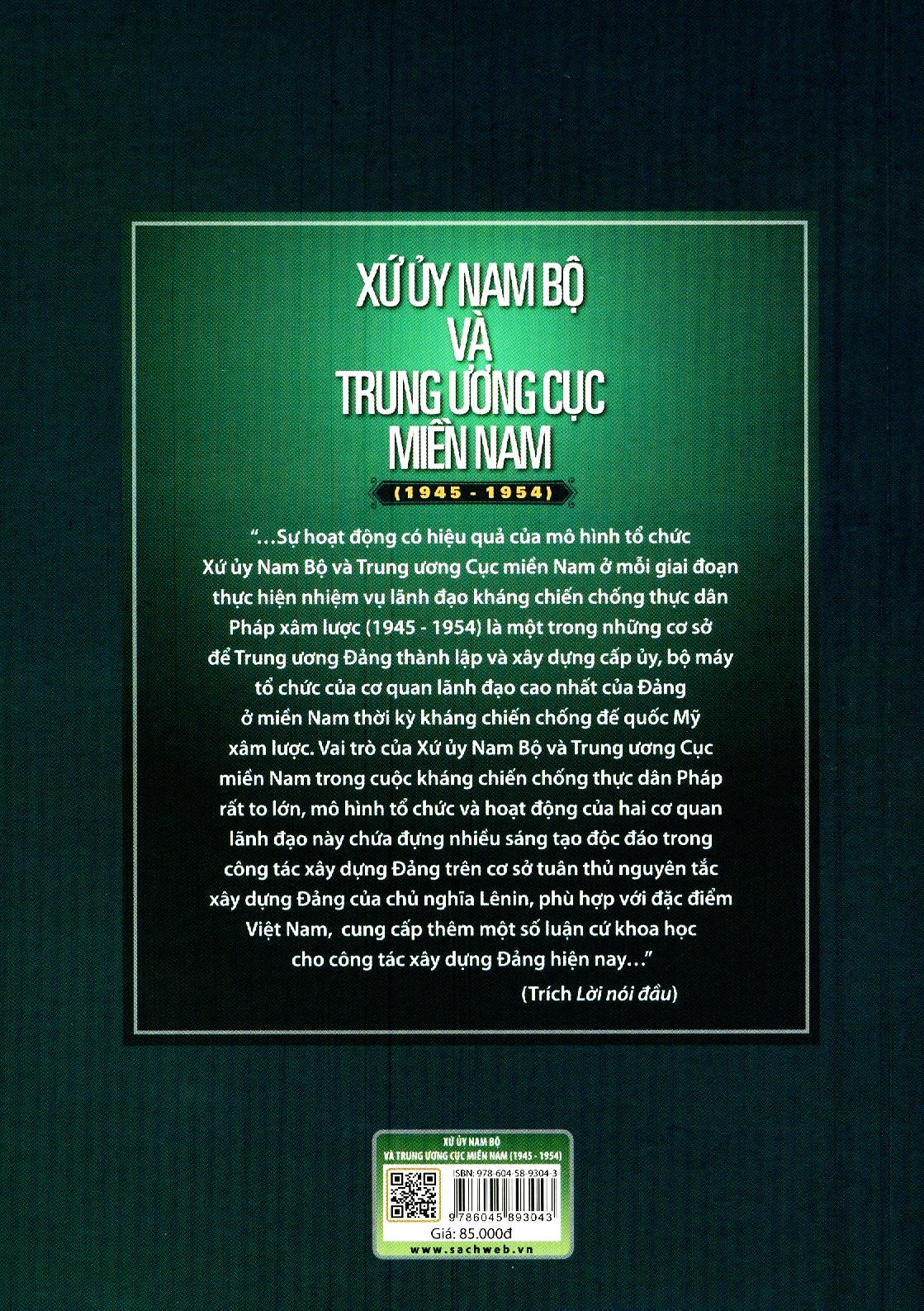 Xứ Ủy Nam Bộ Và Trung Ương Cục Miền Nam 1945-1954 PDF Xứ Ủy Nam Bộ Và Trung Ương Cục Miền Nam 1945-1954 PDF