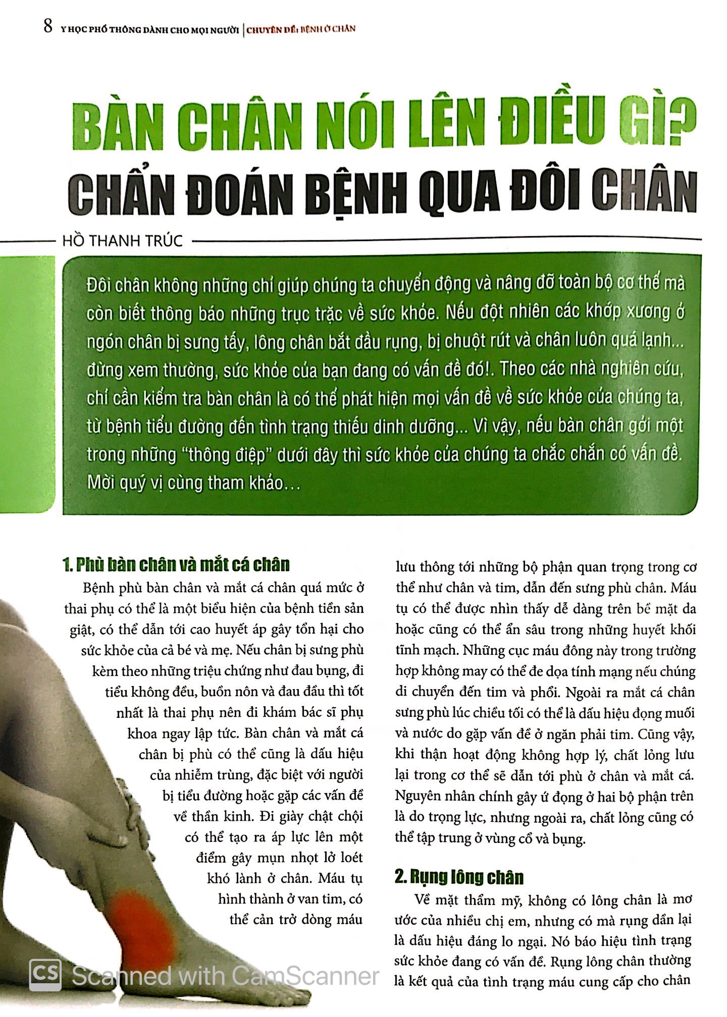 Y Học Phổ Thông Dành Cho Mọi Người - Chuyên Đề: Bệnh Ở Chân PDF