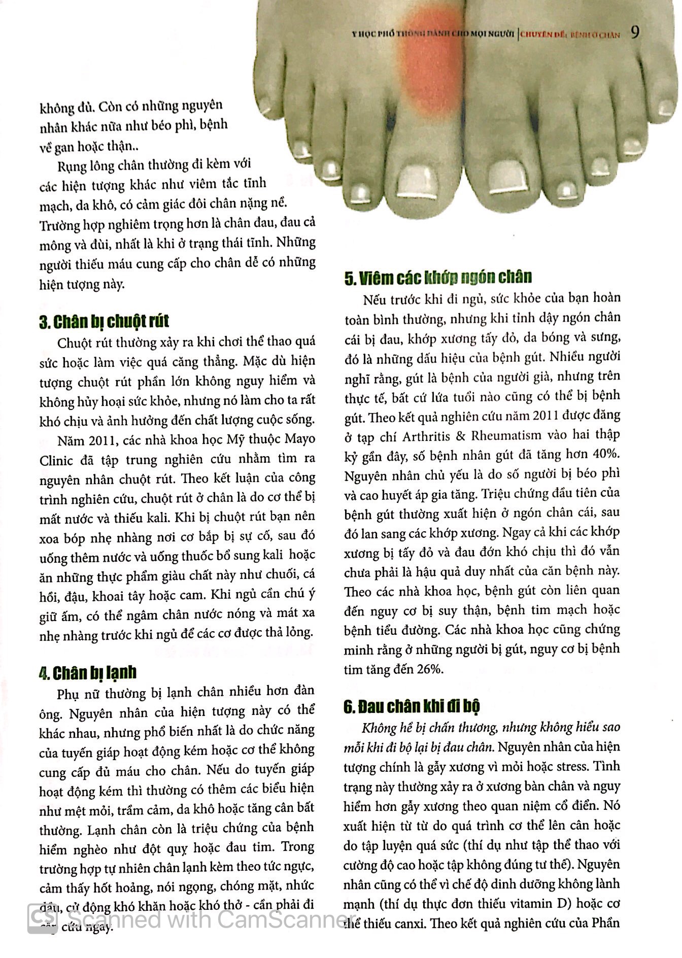 Y Học Phổ Thông Dành Cho Mọi Người - Chuyên Đề: Bệnh Ở Chân PDF