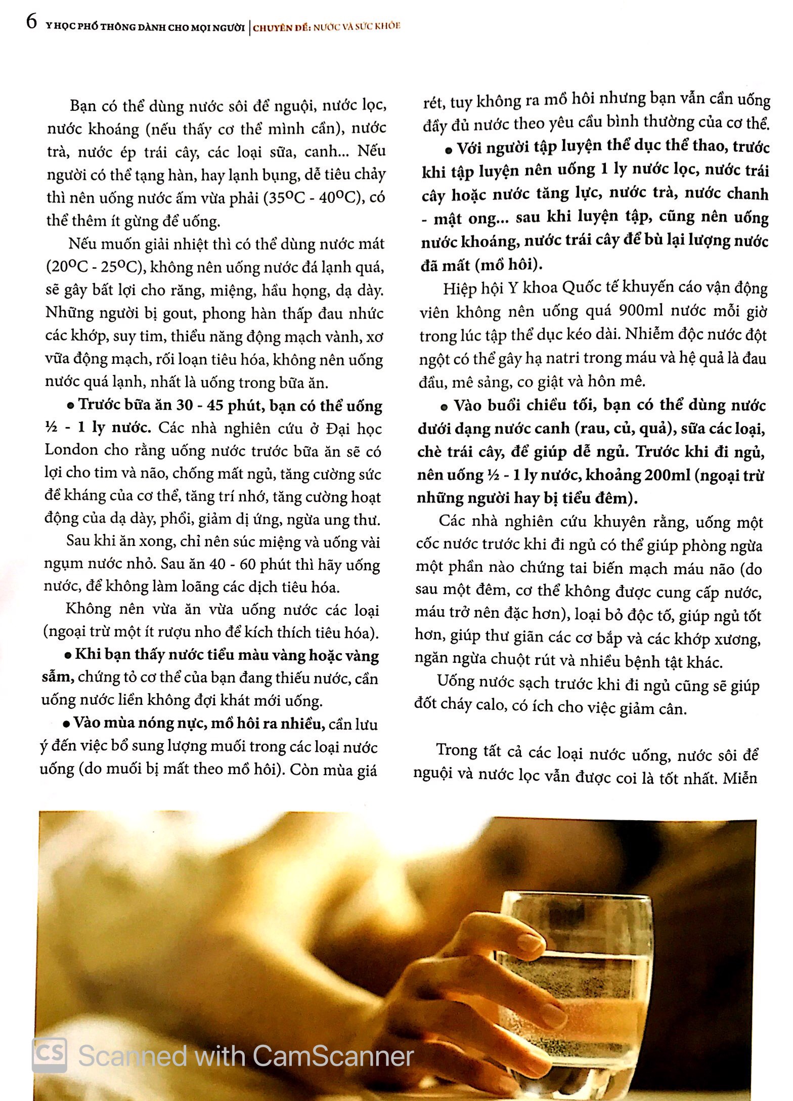 Y Học Phổ Thông Dành Cho Mọi Người - Chuyên Đề: Nước Và Sức Khỏe PDF