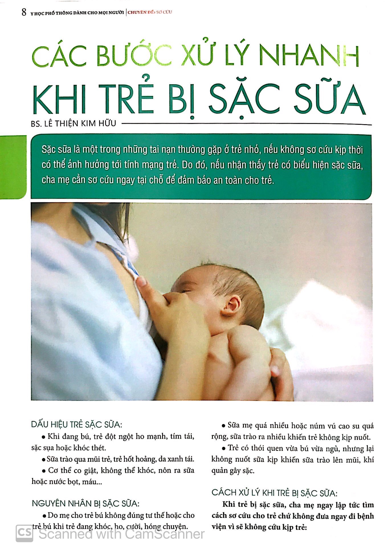 Y Học Phổ Thông Dành Cho Mọi Người - Chuyên Đề: Sơ Cứu PDF