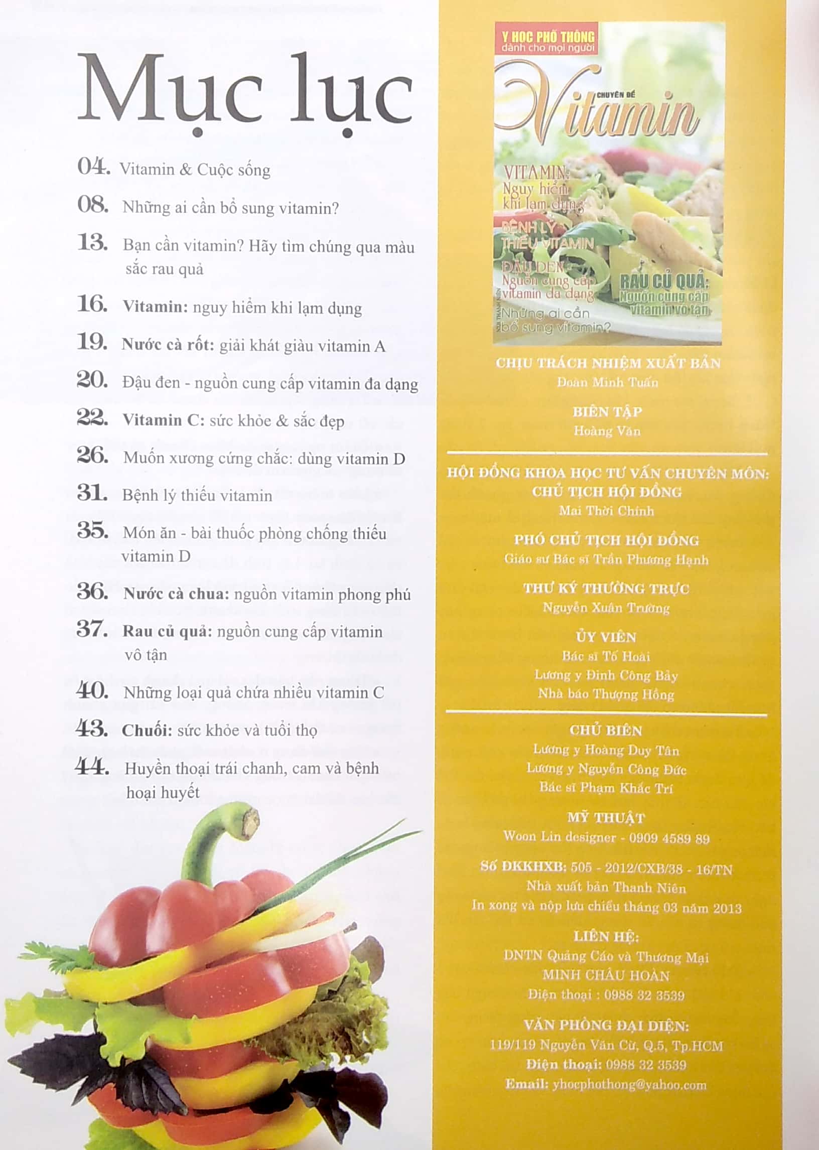 Y Học Phổ Thông Dành Cho Mọi Người - Chuyên Đề: Vitamin PDF Y Học Phổ Thông Dành Cho Mọi Người - Chuyên Đề: Vitamin PDF