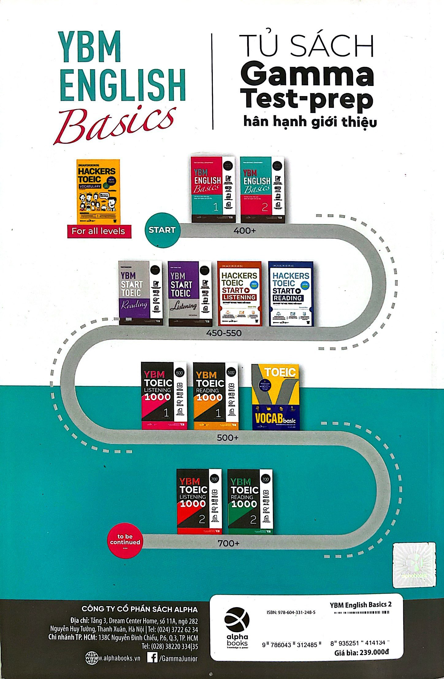 Bộ YBM English Basics 2 PDF