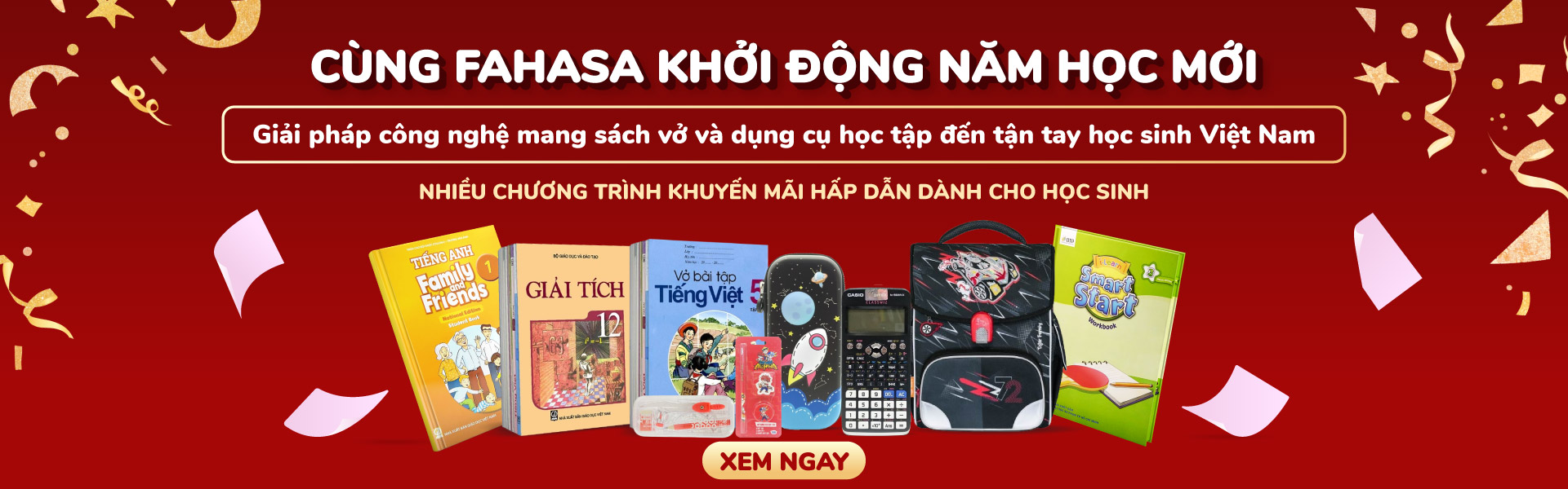 Thư viện trường THCS Bình An cùng FAHASA khởi động năm học mới